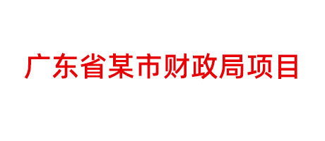 广东省某市财政局项目